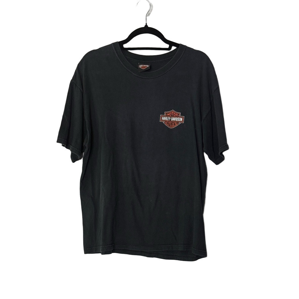 Harley-Davidson Men's Black Harley -Davidson Branded T-Shirt